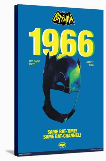 DC Comics Batman: 85th Anniversary - 1966 Cowl-Trends International-Stretched Canvas