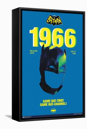 DC Comics Batman: 85th Anniversary - 1966 Cowl-Trends International-Framed Stretched Canvas