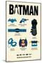 DC Comics Batman: 85th Anniversary - Gadgets Made In Gotham-Trends International-Mounted Poster