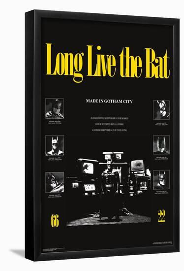 DC Comics Batman: 85th Anniversary - Long Live The Bat (Batman Collage)-Trends International-Framed Poster