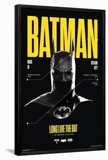 DC Comics Batman: 85th Anniversary - Long Live The Bat (Batman)-Trends International-Framed Poster