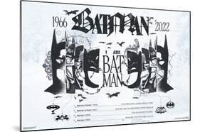 DC Comics Batman: 85th Anniversary - Masks-Trends International-Mounted Poster