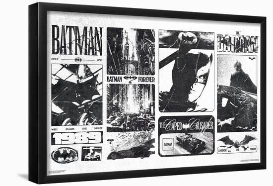 DC Comics Batman: 85th Anniversary - Sketches-Trends International-Framed Poster