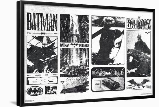 DC Comics Batman: 85th Anniversary - Sketches-Trends International-Framed Poster