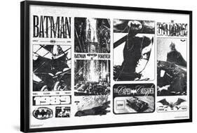 DC Comics Batman: 85th Anniversary - Sketches-Trends International-Framed Poster