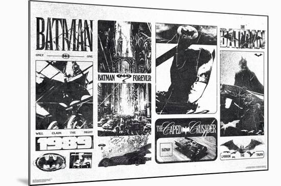 DC Comics Batman: 85th Anniversary - Sketches-Trends International-Mounted Poster