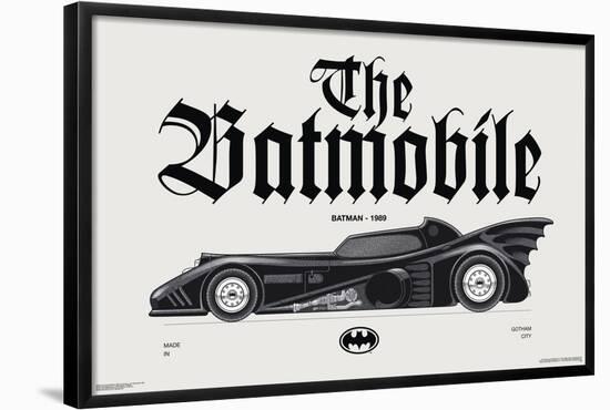 DC Comics Batman: 85th Anniversary - The Batmobile 1989-Trends International-Framed Poster