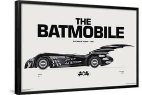 DC Comics Batman: 85th Anniversary - The Batmobile 1997-Trends International-Framed Poster