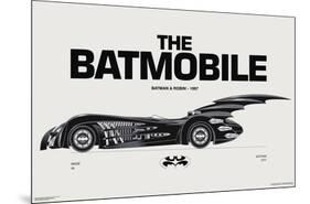 DC Comics Batman: 85th Anniversary - The Batmobile 1997-Trends International-Mounted Poster