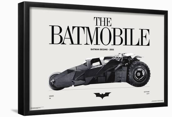 DC Comics Batman: 85th Anniversary - The Batmobile 2005-Trends International-Framed Poster