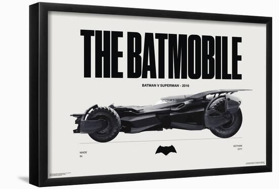 DC Comics Batman: 85th Anniversary - The Batmobile 2016-Trends International-Framed Poster