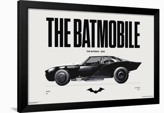 DC Comics Batman: 85th Anniversary - The Batmobile 2022-Trends International-Framed Poster