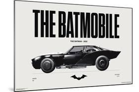 DC Comics Batman: 85th Anniversary - The Batmobile 2022-Trends International-Mounted Poster