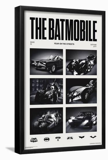 DC Comics Batman: 85th Anniversary - The Batmobile Fear The Streets-Trends International-Framed Poster