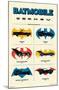 DC Comics Batman: 85th Anniversary - The Batmobiles Logos-Trends International-Mounted Poster