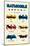 DC Comics Batman: 85th Anniversary - The Batmobiles Logos-Trends International-Mounted Poster