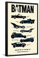 DC Comics Batman: 85th Anniversary - The Batmobiles Made In Gotham-Trends International-Framed Poster