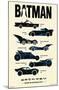 DC Comics Batman: 85th Anniversary - The Batmobiles Made In Gotham-Trends International-Mounted Poster