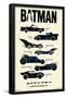 DC Comics Batman: 85th Anniversary - The Batmobiles Made In Gotham-Trends International-Framed Poster