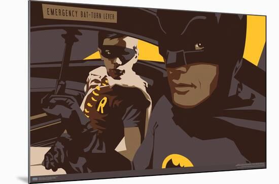 DC Comics - Batman and Robin by Russell Walks-Trends International-Mounted Poster