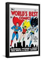 DC Comics - Batman And Robin - Worlds Best Comics - Cover 1-Trends International-Framed Poster