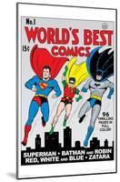 DC Comics - Batman And Robin - Worlds Best Comics - Cover 1-Trends International-Mounted Poster