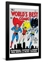 DC Comics - Batman And Robin - Worlds Best Comics - Cover 1-Trends International-Framed Poster