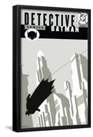 DC Comics Batman - Art Deco Skyline-Trends International-Framed Poster