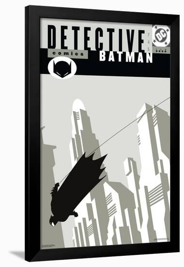 DC Comics Batman - Art Deco Skyline-Trends International-Framed Poster