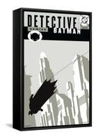 DC Comics Batman - Art Deco Skyline-Trends International-Framed Stretched Canvas