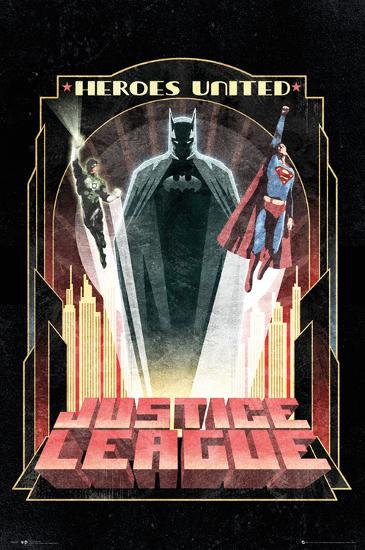 DC Comics Batman - Art Deco-null-Lamina Framed Poster