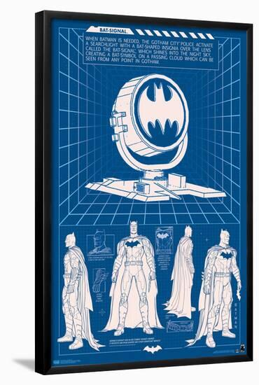 DC Comics - Batman - Bat Signal-Trends International-Framed Poster