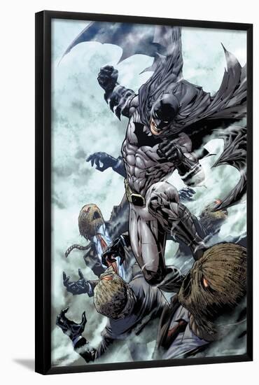 DC Comics Batman - Batman Fighting The Scarecrow-Trends International-Framed Poster