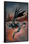 DC Comics Batman - Batman throwing Batarang-Trends International-Framed Poster