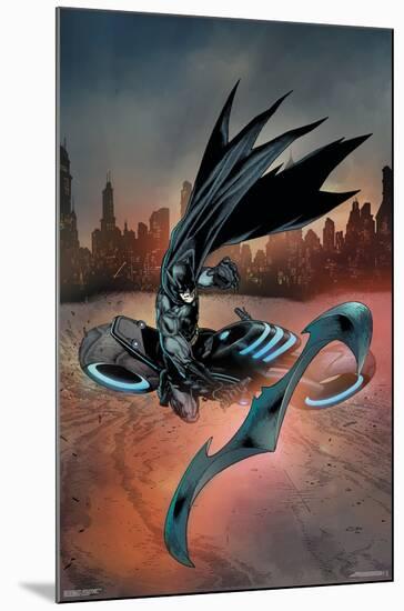 DC Comics Batman - Batman throwing Batarang-Trends International-Mounted Poster