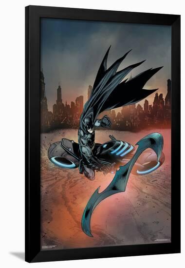 DC Comics Batman - Batman throwing Batarang-Trends International-Framed Poster