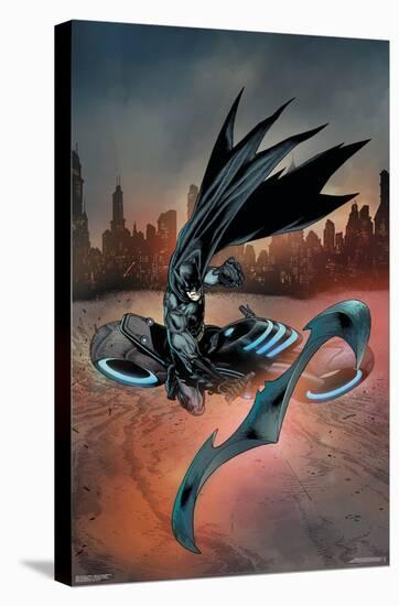 DC Comics Batman - Batman throwing Batarang-Trends International-Stretched Canvas