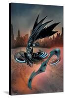 DC Comics Batman - Batman throwing Batarang-Trends International-Stretched Canvas