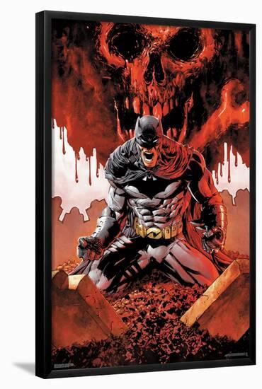 DC Comics Batman - Batman with Bones-Trends International-Framed Poster