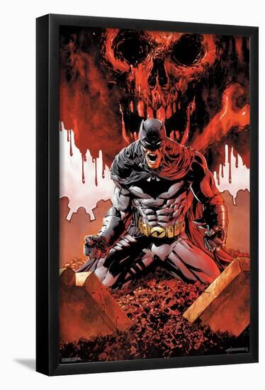 DC Comics Batman - Batman with Bones-Trends International-Framed Poster