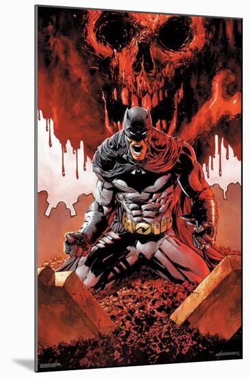 DC Comics Batman - Batman with Bones-Trends International-Mounted Poster