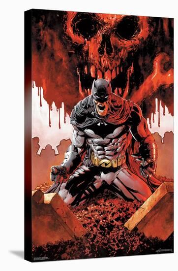 DC Comics Batman - Batman with Bones-Trends International-Stretched Canvas