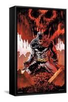 DC Comics Batman - Batman with Bones-Trends International-Framed Stretched Canvas