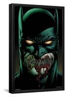DC Comics Batman - Batman with Stitched Lips-Trends International-Framed Poster