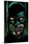 DC Comics Batman - Batman with Stitched Lips-Trends International-Mounted Poster