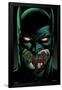 DC Comics Batman - Batman with Stitched Lips-Trends International-Framed Poster