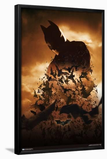 DC Comics Batman Begins - Batman One Sheet-Trends International-Framed Poster