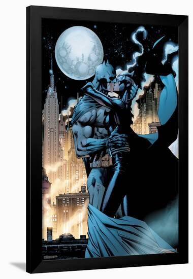 DC Comics Batman - Kissing Catwoman-Trends International-Framed Poster