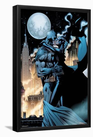 DC Comics Batman - Kissing Catwoman-Trends International-Framed Poster