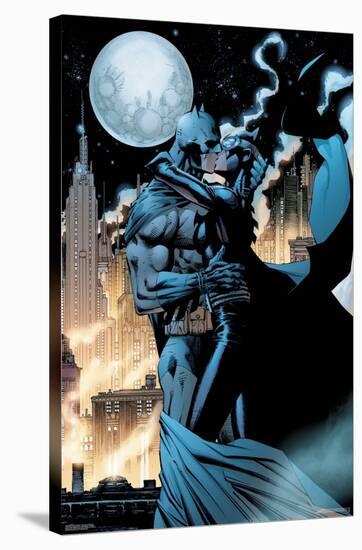DC Comics Batman - Kissing Catwoman-Trends International-Stretched Canvas